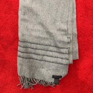 Rag & Bone grey 100% wool scarf